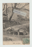 CPA - ESPAGNE - IRUN - Un Aldeano - Très Bel Attelage De Boeufs Voy Vers 1910 - CARTE RARE - - Guipúzcoa (San Sebastián)