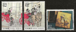 Japon 1991 N° Y&T : 1901 à 1903 Obl. - Gebraucht