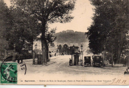 Suresnes Animée Entrée Du Bois De Boulogne Porte Pont De Suresnes Mont Valérien Attelages - Suresnes