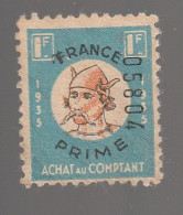 VIGNETTE FRANCE PRIME 1F 1935 - Other & Unclassified