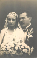 Romania Foto Otto Bonig Calafat 1932 Wedding Groom & Bride Souvenir Photo - Romania