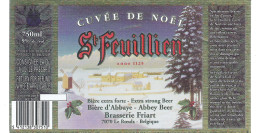 BRASSERIE FRIART - LE ROEULX-  ABBAYE ST. FEUILLIEN - CUVEE DE NOEL   (BE 178) - Beer