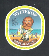 BROUWERIJ RIVA - DENTERGEM - WITTEKOP - BIERE BLANCHE  -   1 BIERETIKET  (BE 182) - Beer