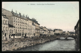 CPA Épinal, Canal Et Quai Des Bons-Enfants  - Other & Unclassified