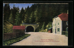 CPA Bussang, Tunnel, Deutsch-französische Frontière Im Wesserlingertal  - Bussang