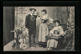 AK Original Schweizer Sänger- Und Jodler-Terzett  - Musique Et Musiciens
