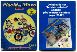 PLACID Et MUZO POCHE N° 211 - 1986 - Editions De Vaillant - QCE - Pif & Hercule