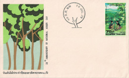 THAILAND 1979 Mi 908 20th ANNIVERSARY OF NATIONAL ARBOR DAY FDC - Milieubescherming & Klimaat