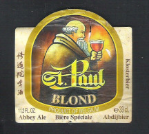 BIERETIKET - ST. PAUL - BLOND  - 33 CL (BE 195) - Bière