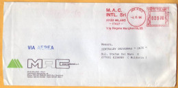 1994 Italy Milano ATM  Service Franking. Machine Stamp. Envelope. - Machine Labels [ATM]