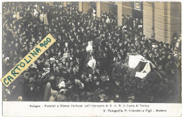 Emilia Romagna Bologna Funerali  Giosue Carducci Con Intervento S.a.r. Il Conte Di Torino (cartolina N.P.G./f Piccolo) - Sonstige & Ohne Zuordnung