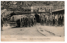 Graissessac Sortie Des Ouvriers De La Mine, Train - Otros & Sin Clasificación