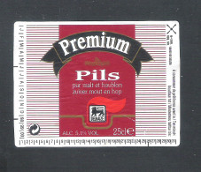 PREMIUM   PILS - DELHAIZE -  25 CL   - 1 BIERETIKET  (BE 205) - Bière