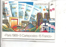 SERIE ENTIERS CARTES PANORAMA DE PARIS NEUVE - Standard- Und TSC-AK (vor 1995)