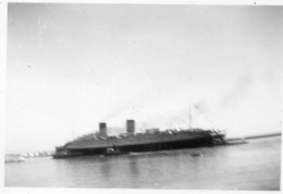 Photographie Vintage Photo Snapshot Paquebot Transatlantique L'ile De France  - Boten