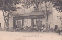 84 / ENTRAIGUES / PLACE DU BEAL / ANIMEE /  CAFE MALEN - Entraigue Sur Sorgue