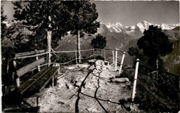 Beatenberg - Ausblick Von Der Birrenfluh Gegen Eiger-Mönch-Jungfrau (3977) * 11. 9. 1956 - Beatenberg