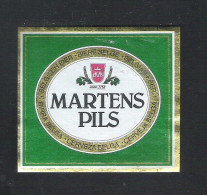 MARTENS PILS    - BIERETIKET  (BE 221) - Beer