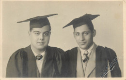 Romanian Students Prom Souvenir Photo Postcard Kidd & Baker Cambridge 1933 - School