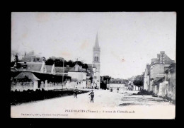 Cp, 86, Pleumartin, Avenue De Châtellerault, Voyagée - Pleumartin