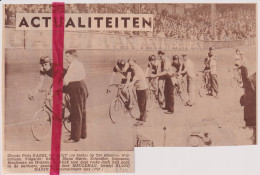 Koers Wielrennen GP Verbist Te Rivierenhof - Orig. Knipsel Coupure Tijdschrift Magazine - 1934 - Unclassified