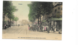 PARIS (75) Rue Des Pyrénées à La Rue Malte Brun ( 20 ème ) - Autres & Non Classés