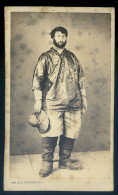 CDV Albuminée Circa 1880 Photographe Biffi Le Tréport Rue La Retenue N°1 -- Pêcheur Terre Neuvas   STEP143 - Le Treport