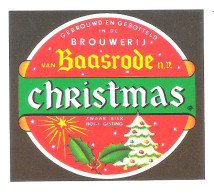 BROUWERIJ VAN BAASRODE - CHRISTMAS   -  BIERETIKET  (BE 134) - Beer