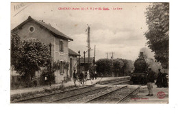 Chatres La Gare , Train , Locomotive - Andere & Zonder Classificatie