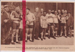 Koers Wielrennen Coureurs Ronde Van Frankrijk Met Biscuits Parein - Orig. Knipsel Coupure Tijdschrift Magazine - 1934 - Unclassified