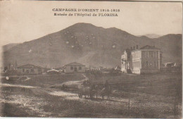 Cpa Campagne D'Orient 14-18 Entrée De L'hôpital De Florina - 1914-18