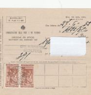 Italia Al Lavoro (10) 100 Lire Coppia Su Mod. 162 Ammende 1952 - 1946-60: Poststempel