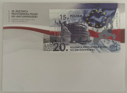 Poland 2024.The 20th Anniversary Of The Accession Of Poland To The EU. FDC - FDC