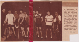 Koers Wielrennen Antwerpen Sportpaleis - Stayers - Orig. Knipsel Coupure Tijdschrift Magazine - 1934 - Non Classés