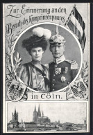 AK Kronprinz Wilhelm Von Preussen Mit Kronprinzessin Cecilie  - Royal Families