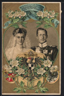 AK Vermählung Des Deutschen Kronprinzenpaares Friedrich Wilhelm Von Preussen, 1905  - Case Reali
