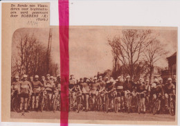 Koers Wielrennen Ronde Van Vlaanderen , Robbens Wint - Orig. Knipsel Coupure Tijdschrift Magazine - 1934 - Non Classés