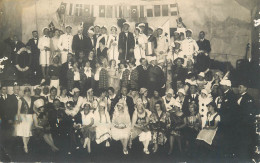 Masquerade Costumes Persons Large Group Photo Postcard - Photographie