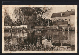 AK Grafenwöhr, Am Stadtweiher  - Grafenwoehr