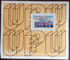 St Lucia 1981 UPU Minisheet MNH - St.Lucie (1979-...)