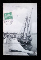 Cp, 17, Royan, Bateau De Pêche à Marée Basse, Voyagée 1911 - Royan