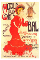 CPM - MOULIN De La GALETTE - BAL Rue Lepic Montmartre - CARTEXPO / Photothèque Perrin - Cabaret