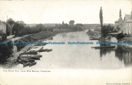 R640195 Hereford. The River Wye. From Wye Bridge. Wilson And Phillips. 1903 - Monde