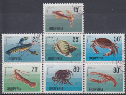 ALBANIA 1299-1305,used - Marine Life