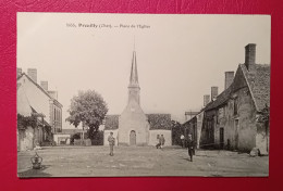 18 - PREUILLY - PLACE DE L'EGLISE - Altri & Non Classificati