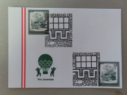 Österreich Pro Juventute - Mit Sonderstempel 29. 1. 1986 Wien,Einführung Österreichen Digitalen Telefonsystems (Nr.1937) - Altri & Non Classificati