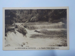 FONTAINE DE VAUCLUSE    La Grande Chute  (basses Eaux) - Sonstige & Ohne Zuordnung