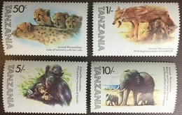 Tanzania 1982 Animal Personalities Animals MNH - Sonstige & Ohne Zuordnung