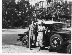 Photographie Vintage Photo Snapshot Automobile Voiture Car Auto Mode Berlin - Automobiles