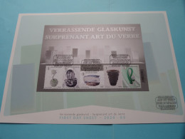 VERRASSENDE GLASKUNST - Surprenant Art Du Verre > First Day Sheet 2024 ( Zie / Voir SCANS ) 29,5 X 21 Cm.! - 2011-..